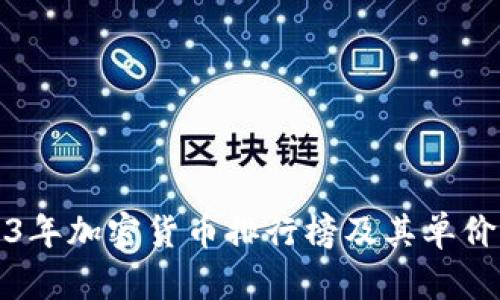 2023年加密货币排行榜及其单价分析